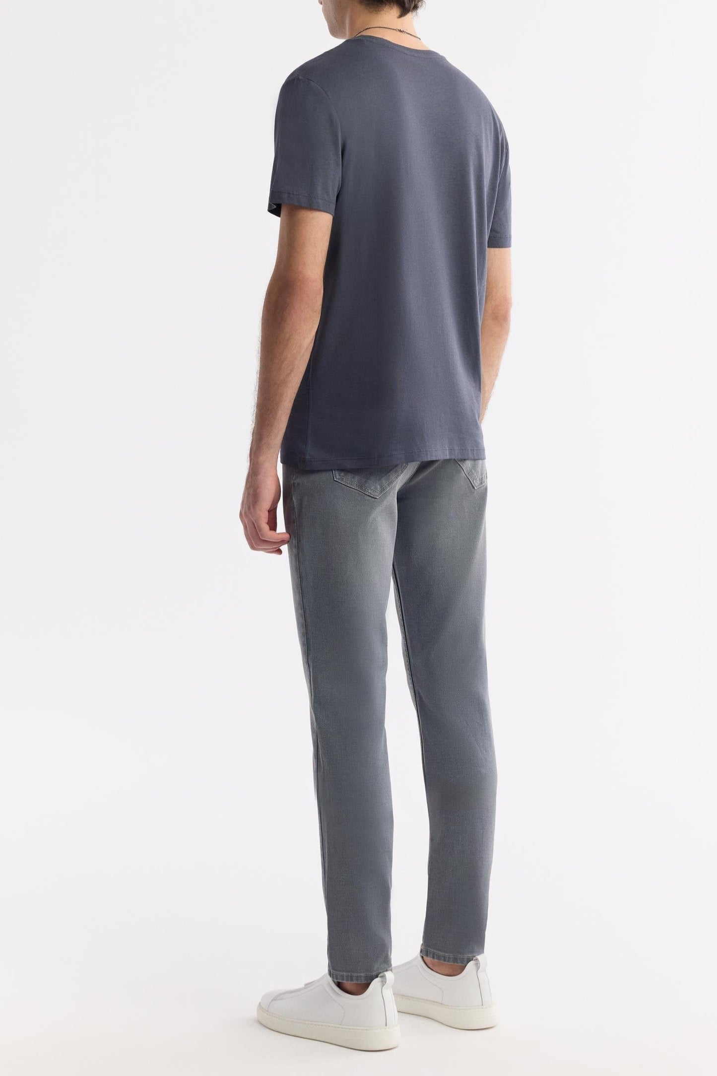 Anthracite Modal-Cotton Soft Touch T-Shirt