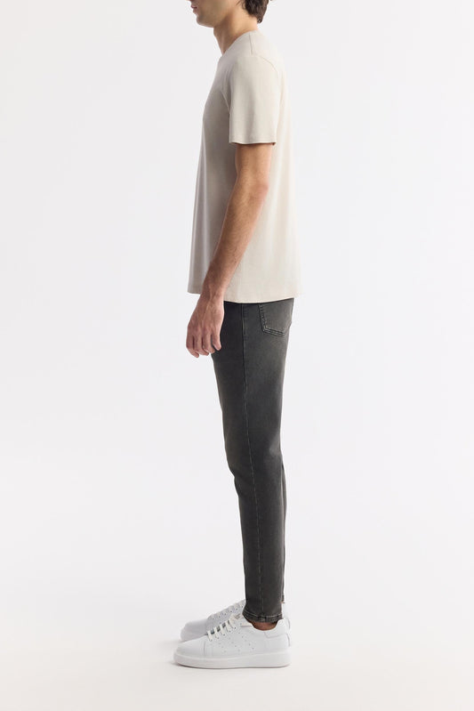 Beige Modal-Cotton Soft Touch T-Shirt