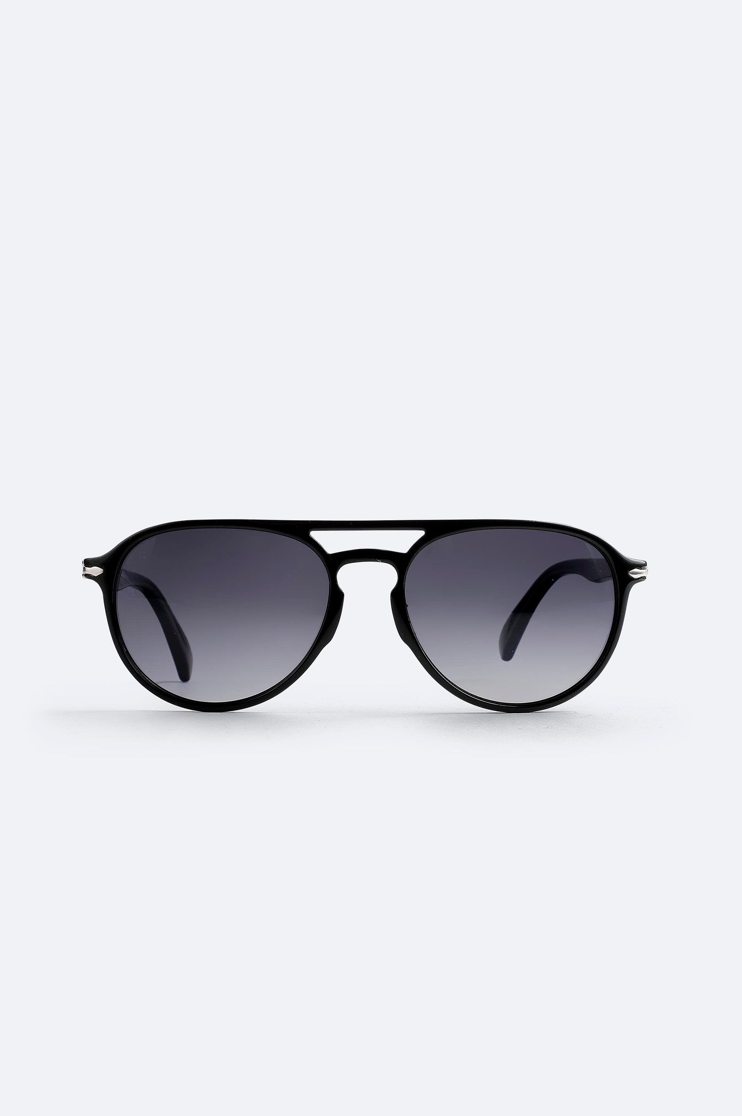 Men’s Black Aviator Sunglasses – Drop Frame Design