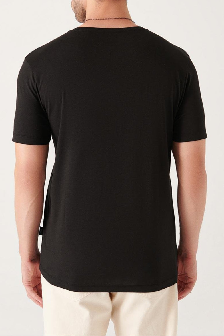 Black Modal-Cotton Soft Touch T-Shirt