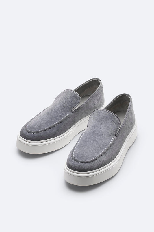 Gray Suede Loafers – Lightweight Comfort