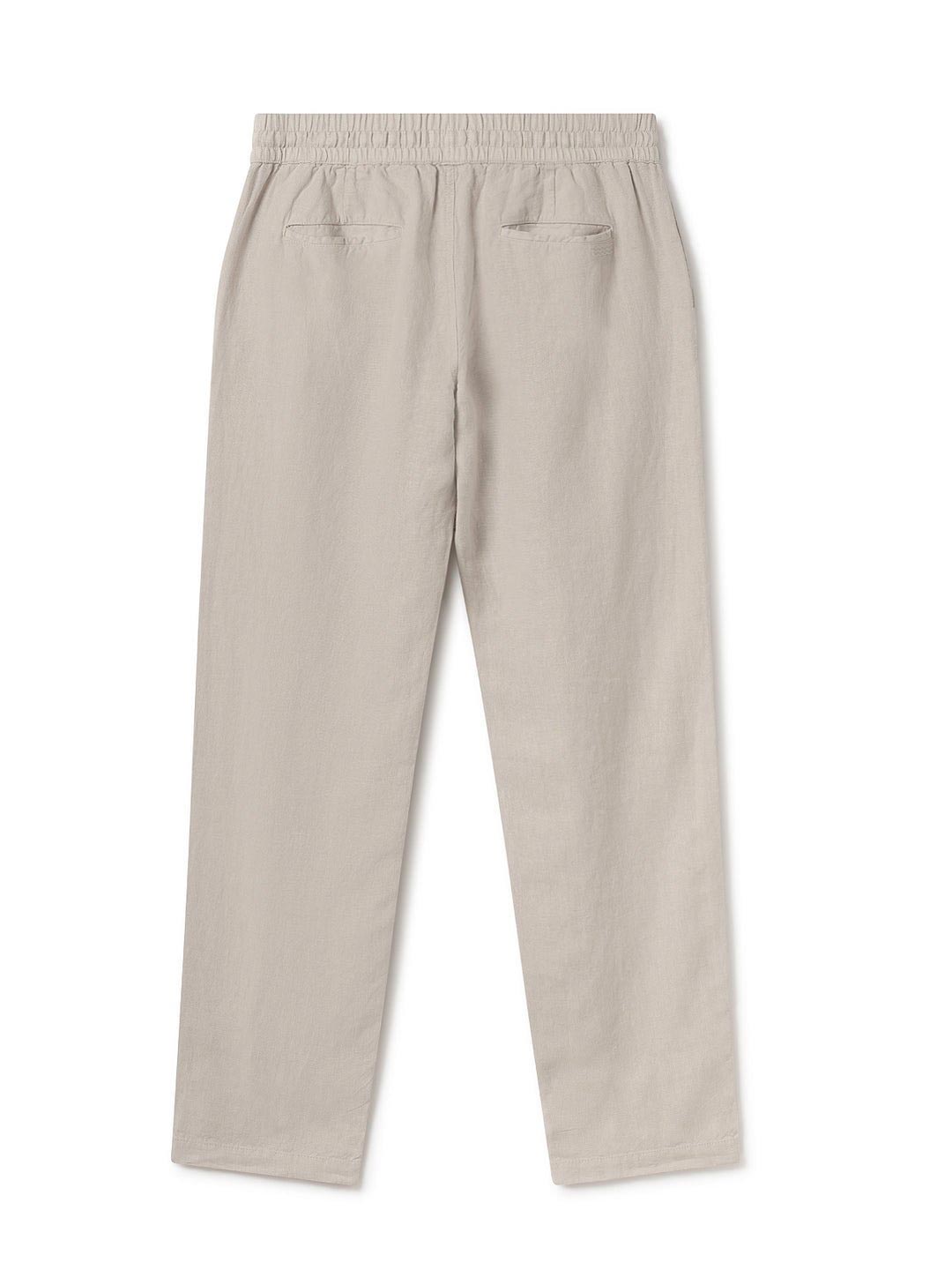 Natural Linen Pants for Women – Lightweight Breathable Trousers with Elastic Waist and Pockets 1