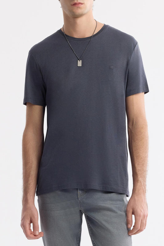 Anthracite Modal-Cotton Soft Touch T-Shirt