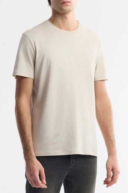 Beige Modal-Cotton Soft Touch T-Shirt