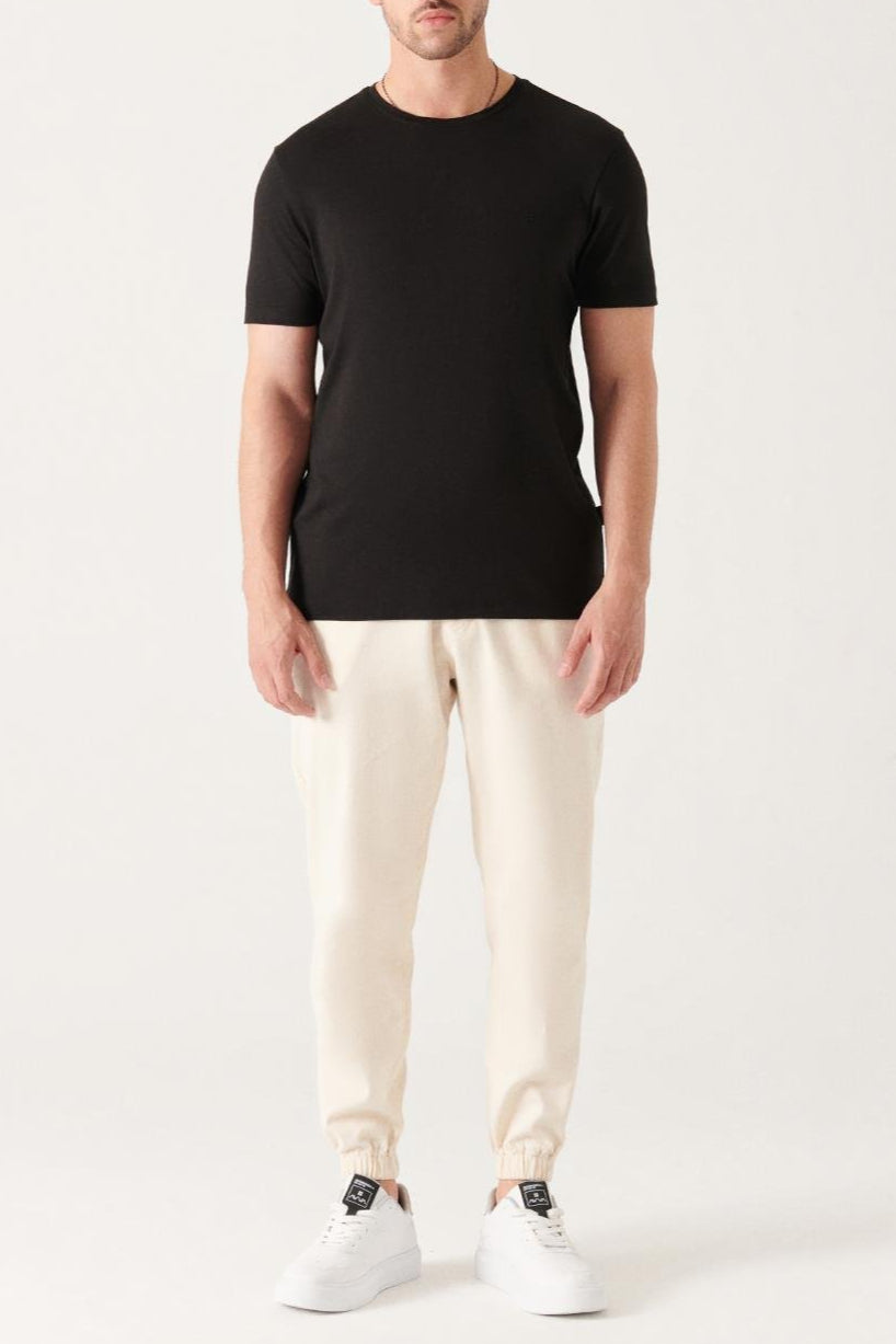 Black Modal-Cotton Soft Touch T-Shirt