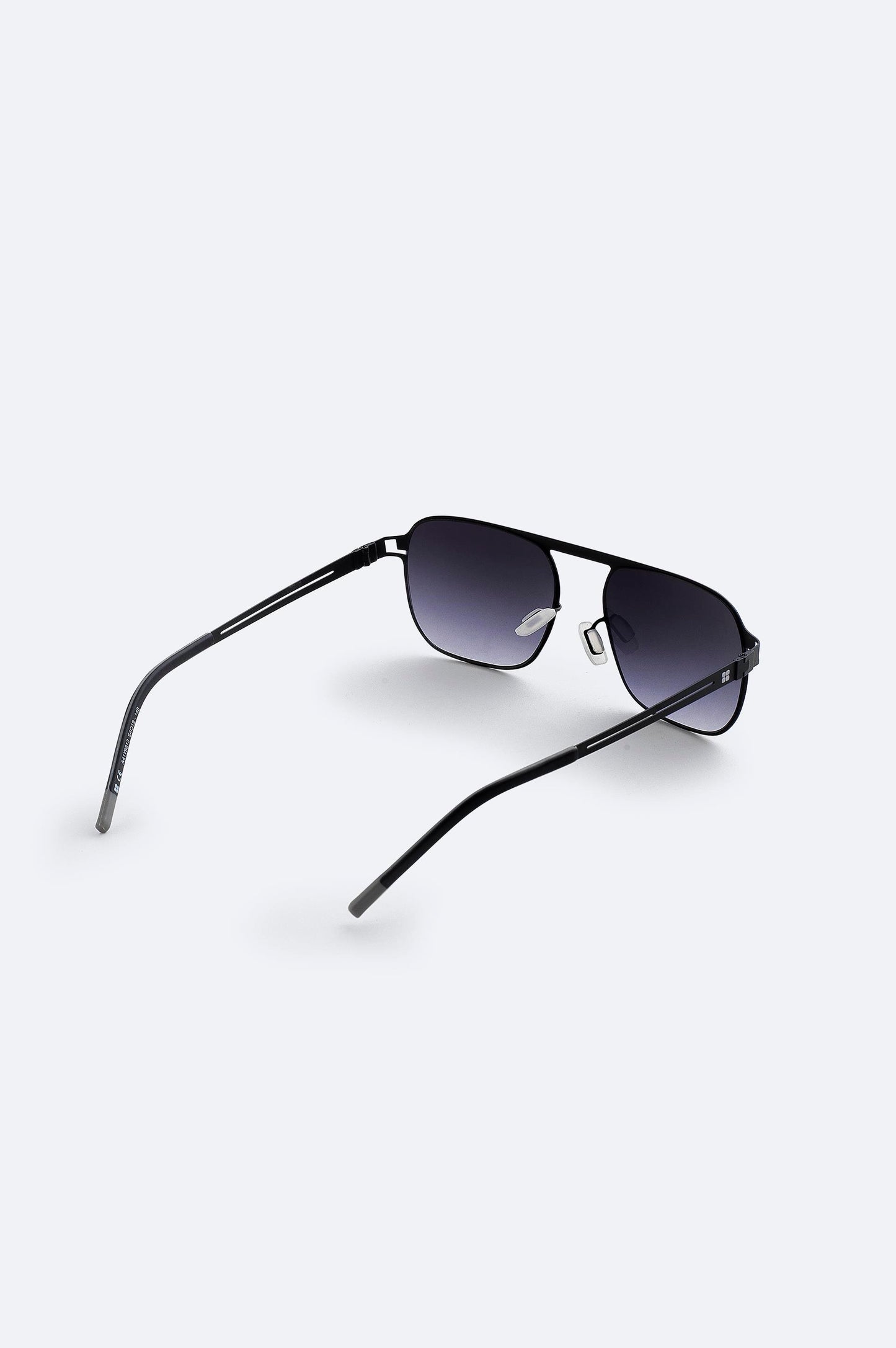 Men’s Black Rectangular Sunglasses – Handmade Frame