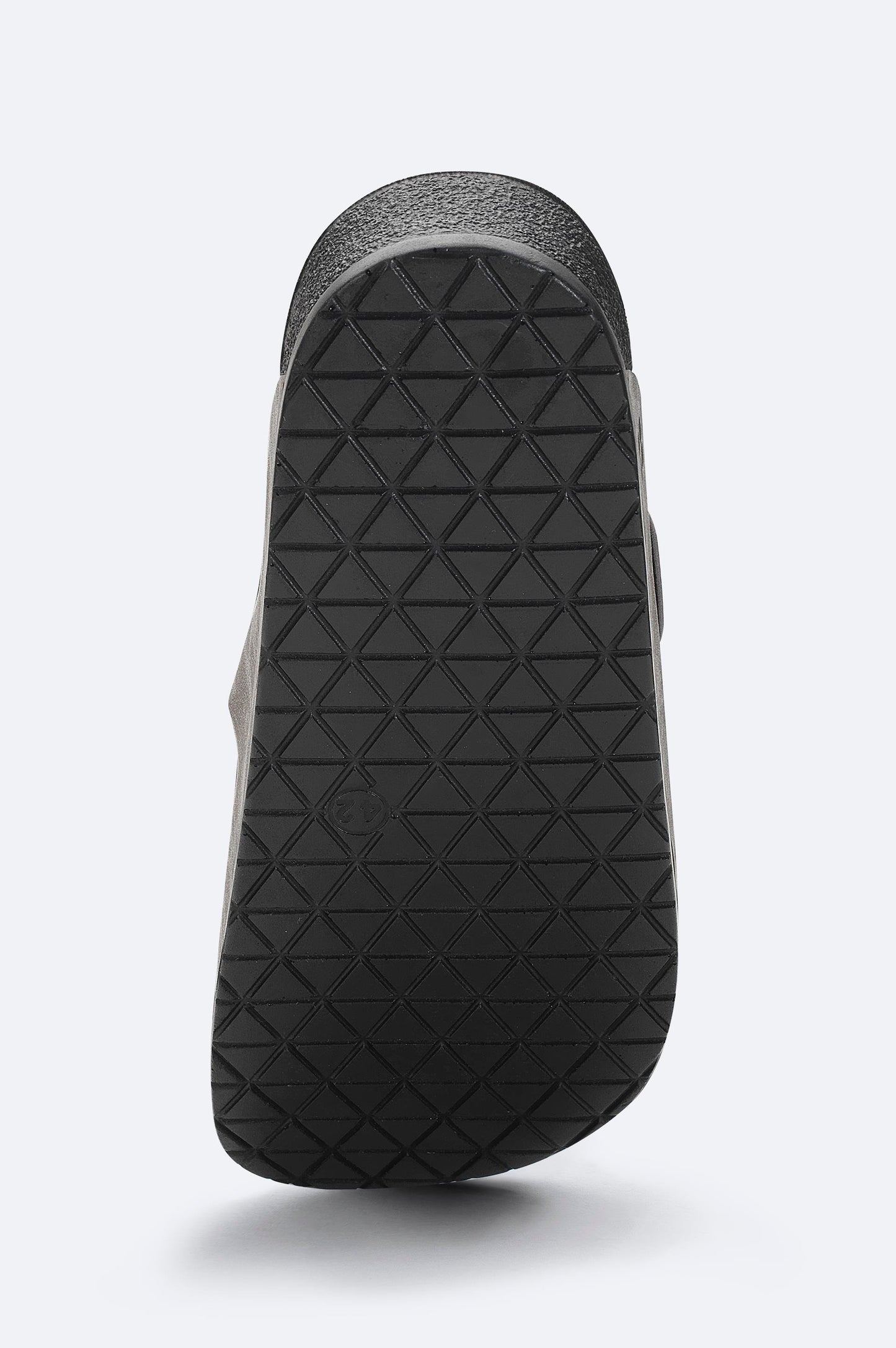 Gray Double-Strap Sandals – Vegan Leather
