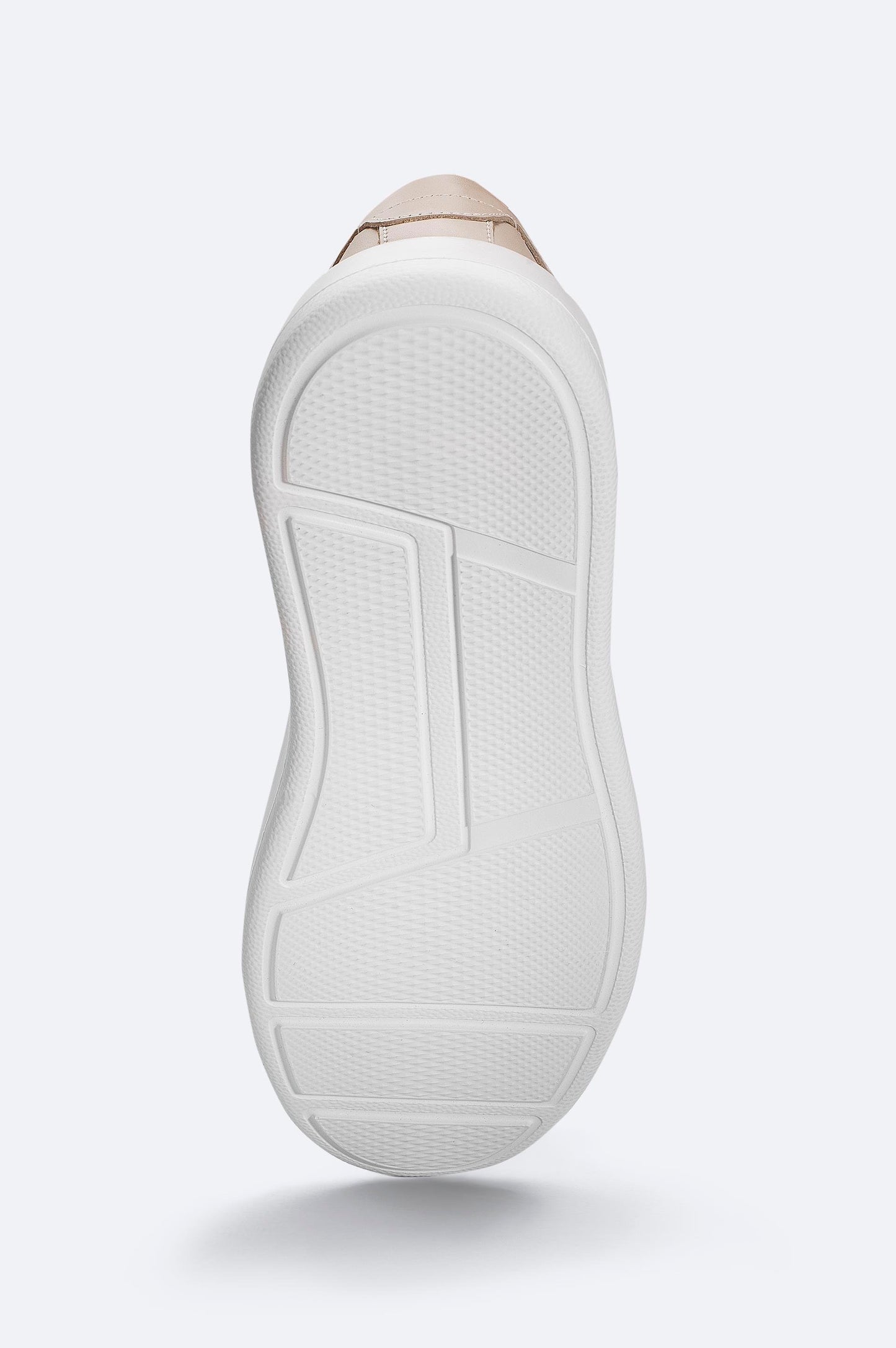 Beige Leather Casual Sneakers