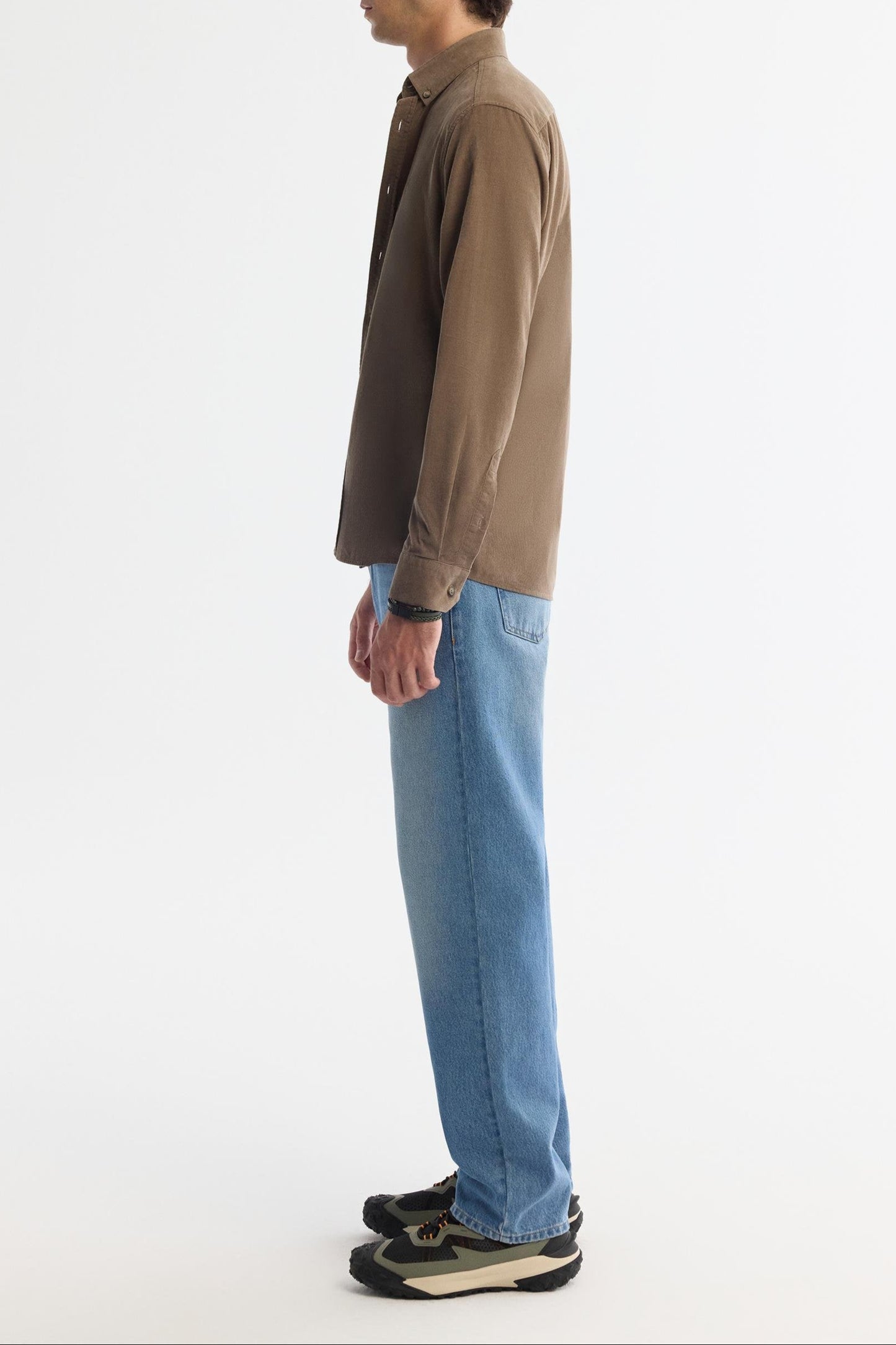 Brown Corduroy Comfort Shirt – 100% Cotton