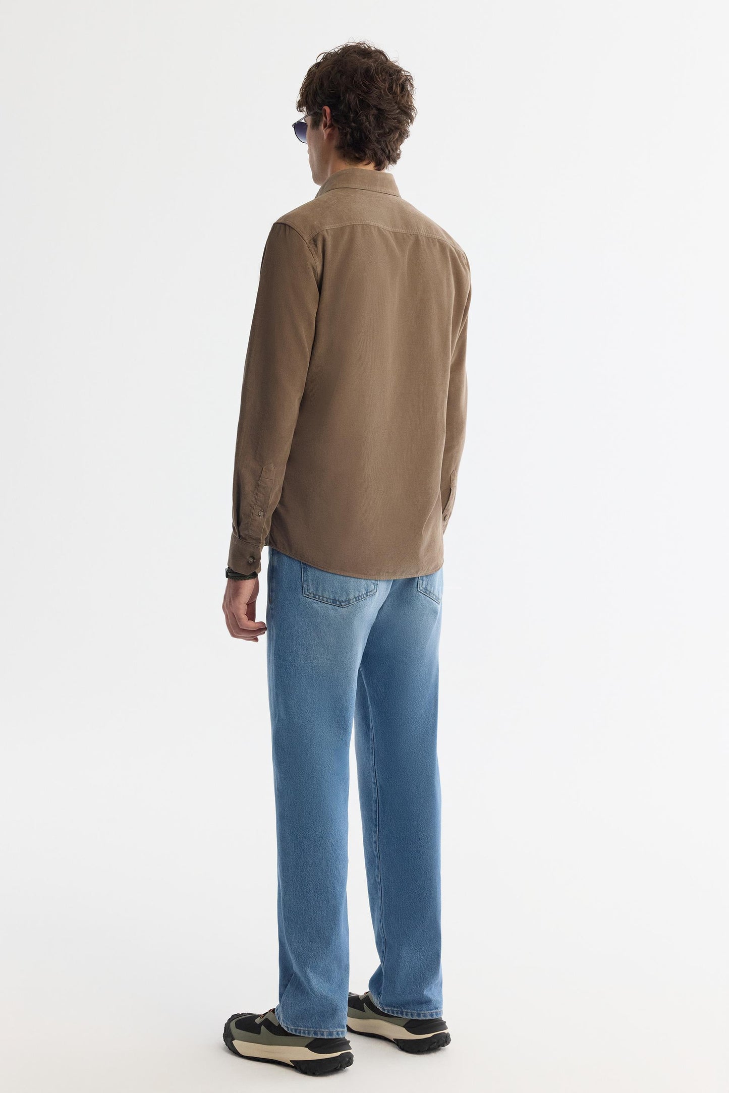 Brown Corduroy Comfort Shirt – 100% Cotton