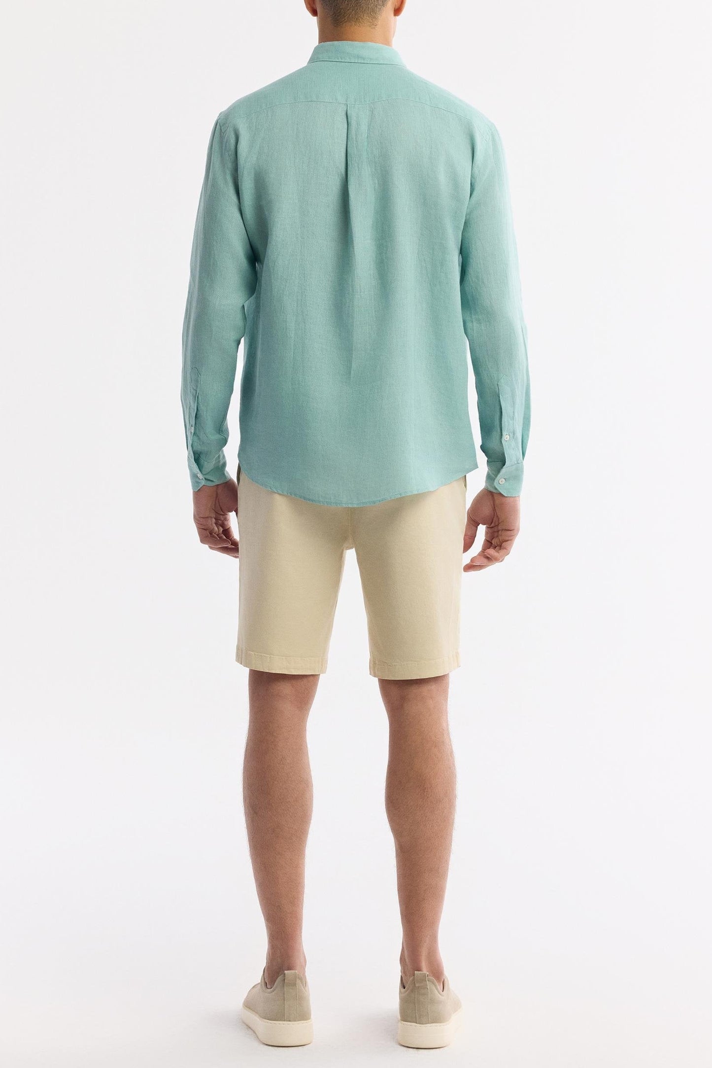 Mint Linen Summer Shirt – 100% Egyptian Linen