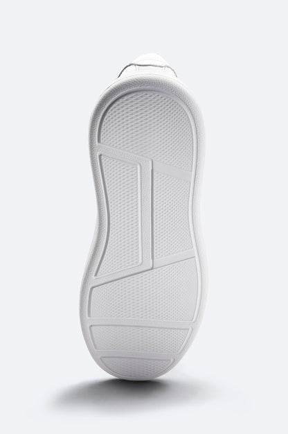 White Leather Casual Sneakers