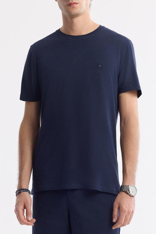 Navy Modal-Cotton Soft Touch T-Shirt